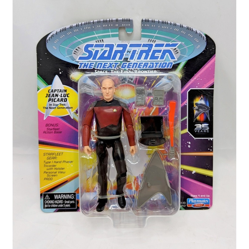 2022 Playmates Star Trek The Next Generation Captain Jean-Luc Picard Figure